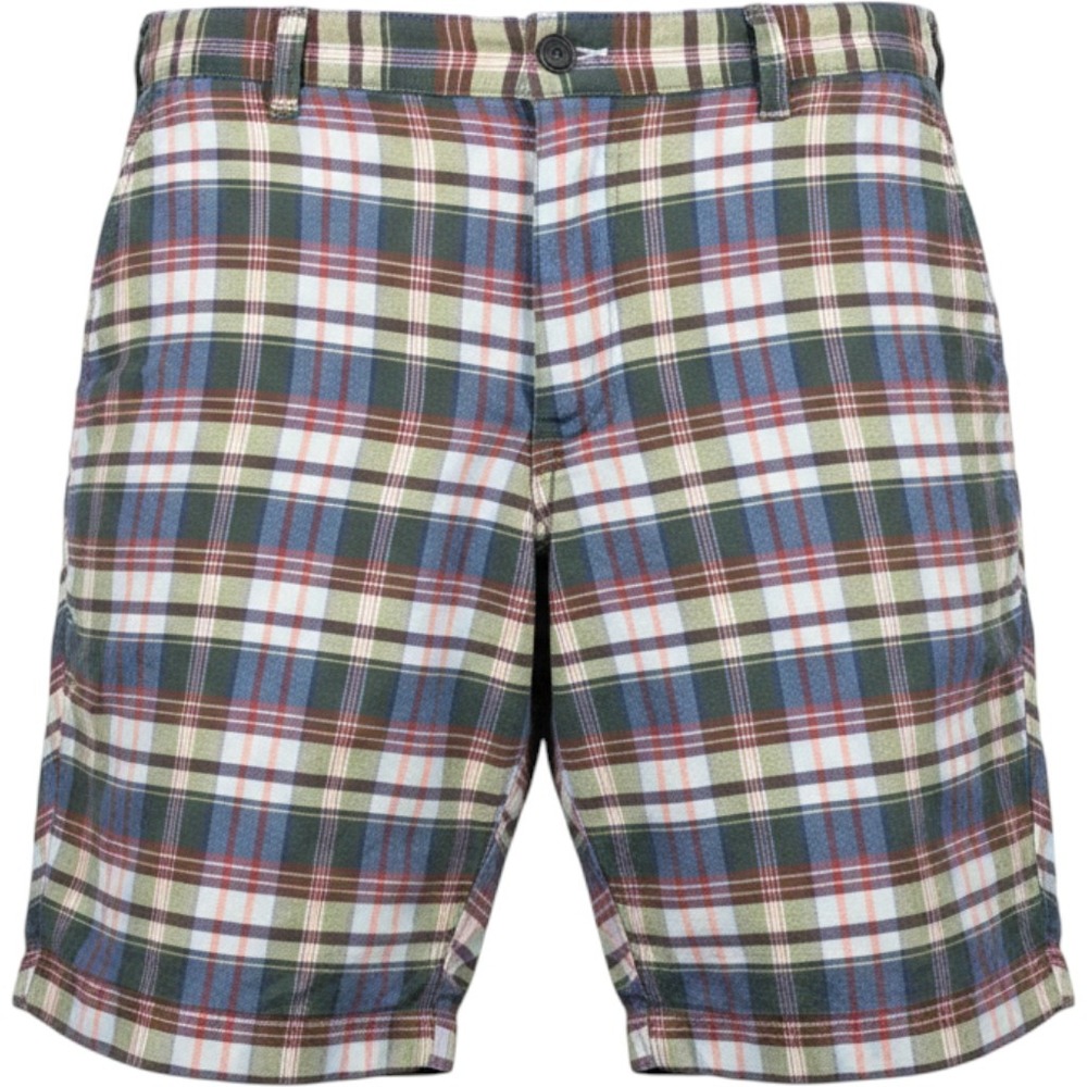 Brooks Brothers Mens W40 Bermuda Shorts Linen Cotton Plaid Multi-Color Preppy
